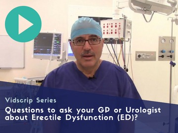 Questions to ask about Erectile Dysfunction