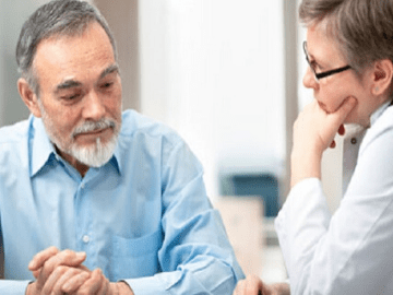 Patient and doctor discussing concerns